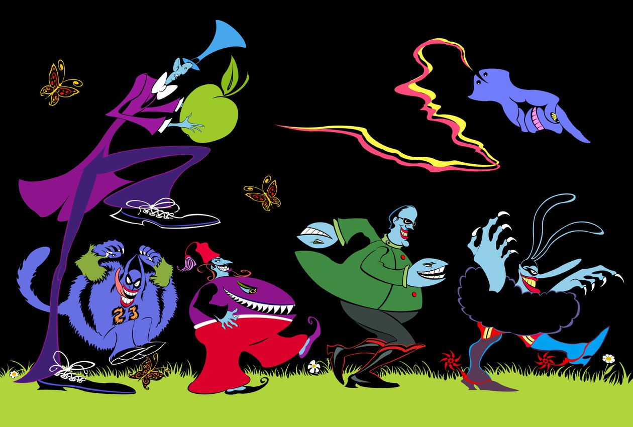 The Blue Meanies, 2023 (digitalt) av Neale Osborne