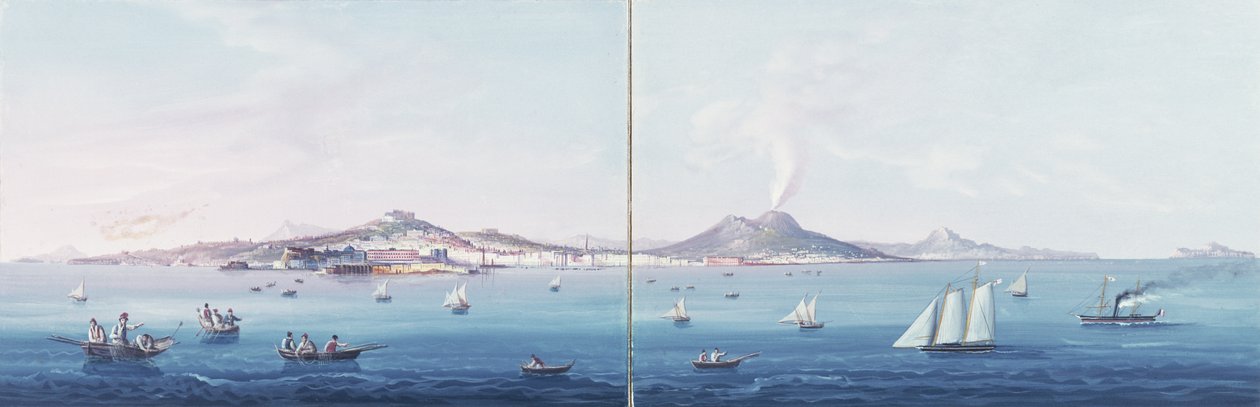 Neapelbukten av Neapolitan School