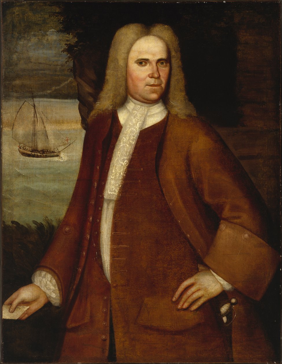 Porträtt av Ebenezer kista, ca. 1714-1730 av Nehemiah Partridge
