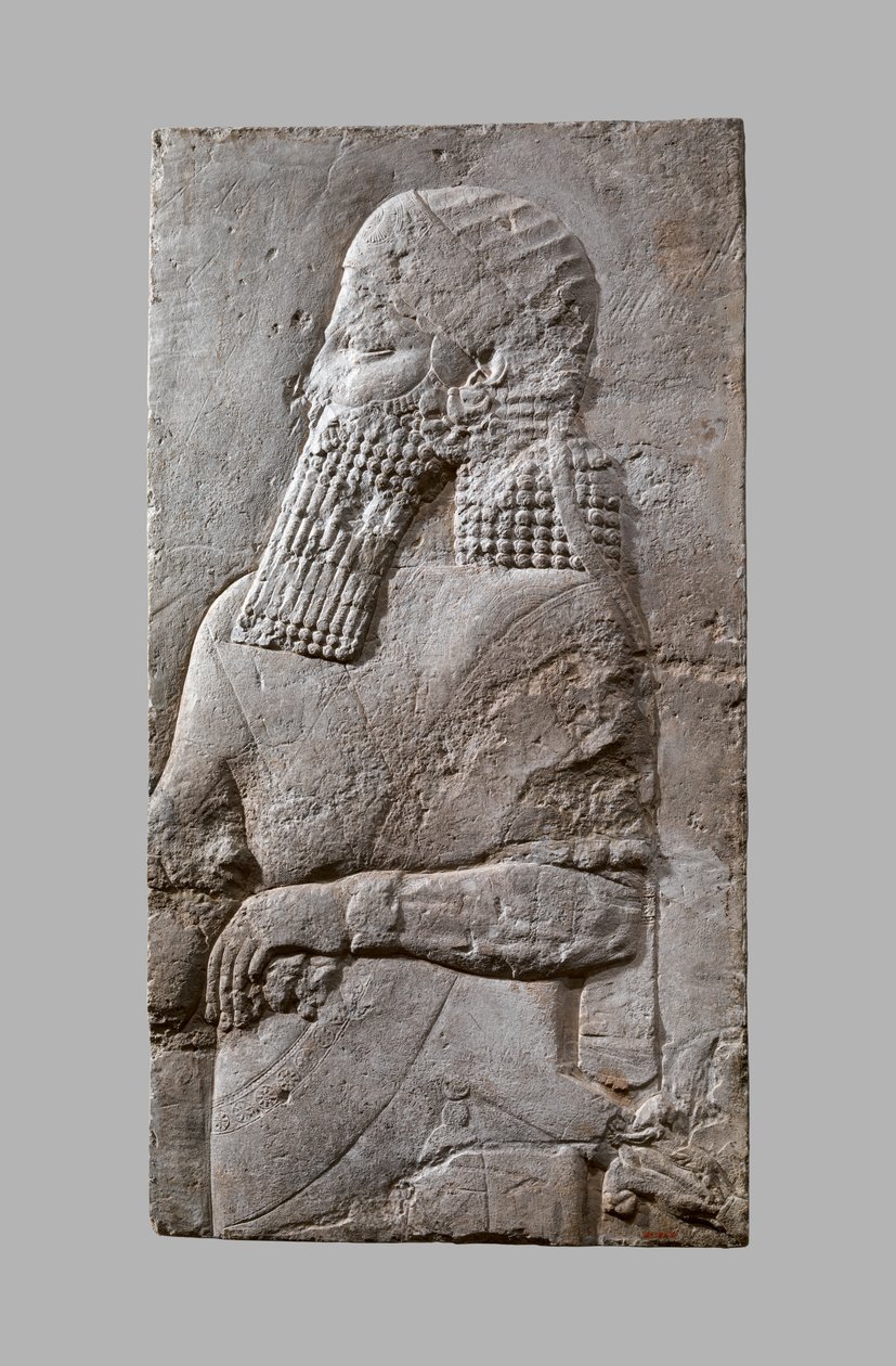 Assyrisk kronprins, ca 704-681 f.Kr. (gipsgips) av Neo Assyrian