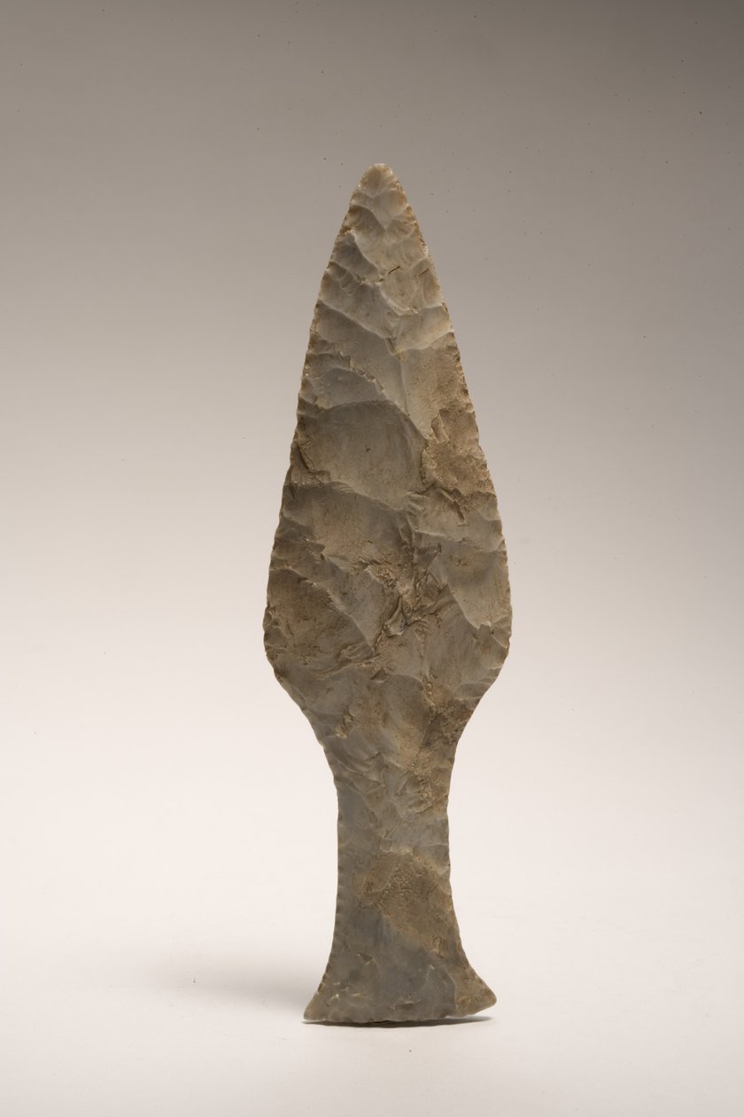 Dolk, från Danmark, c.4000-3000 f.Kr. (flinta) av Neolithic