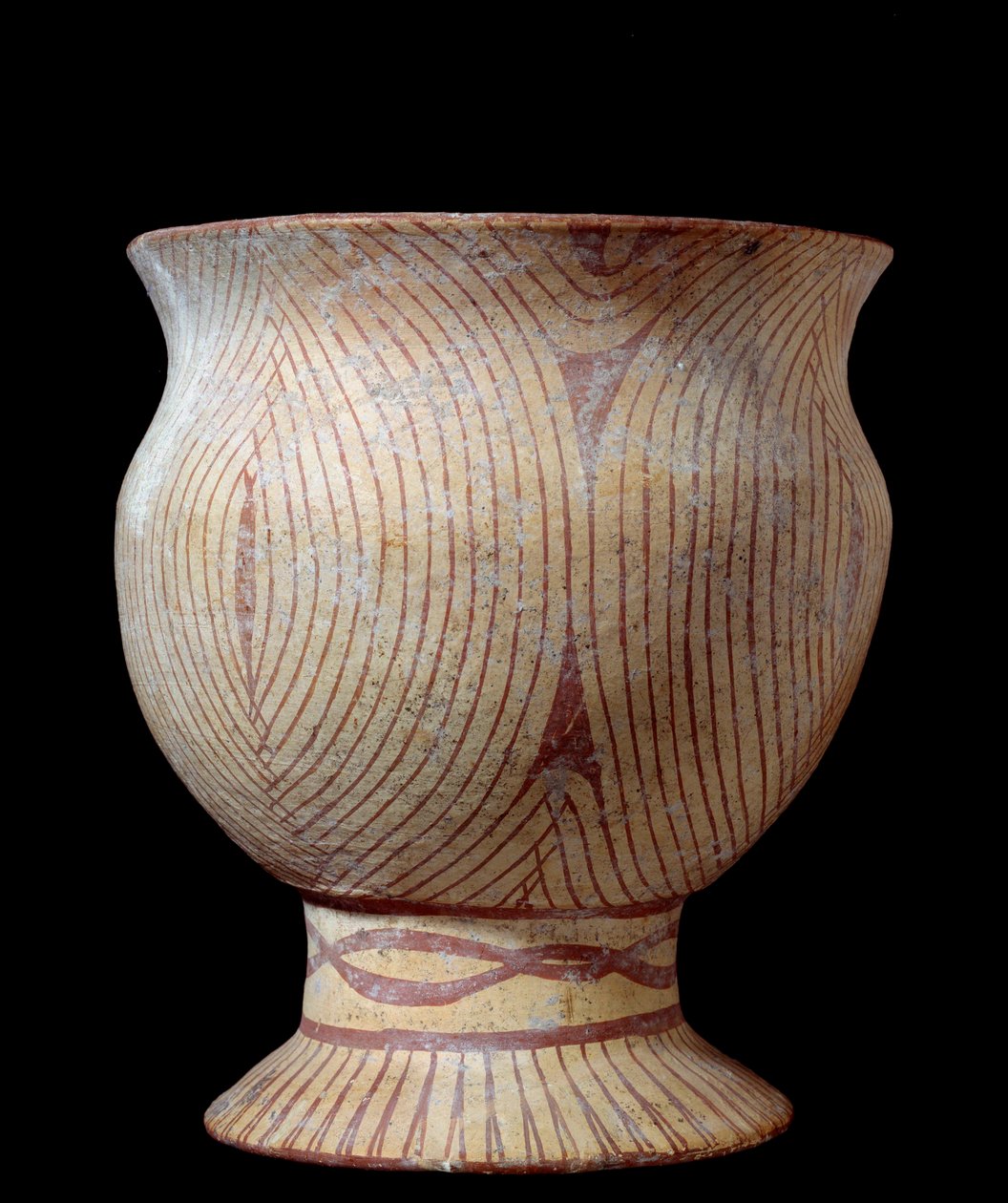Neolitisk era: keramisk vas. Från Thailand. 4630 f.Kr. Sön 0,23x0,2 m Paris, Musee Guimet, Musee national des Arts Asians av Neolithic Neolithic