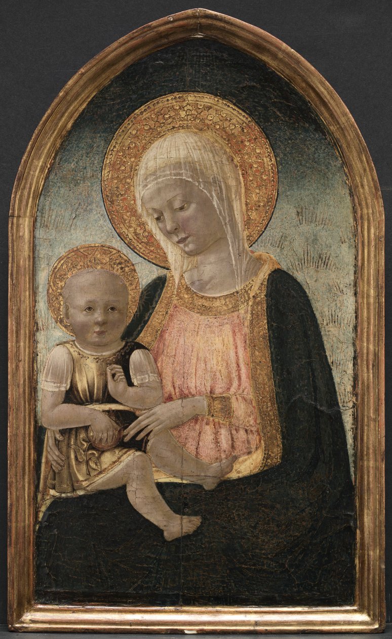 Jungfru och barn, ca. 1460. av Neri de Bicci