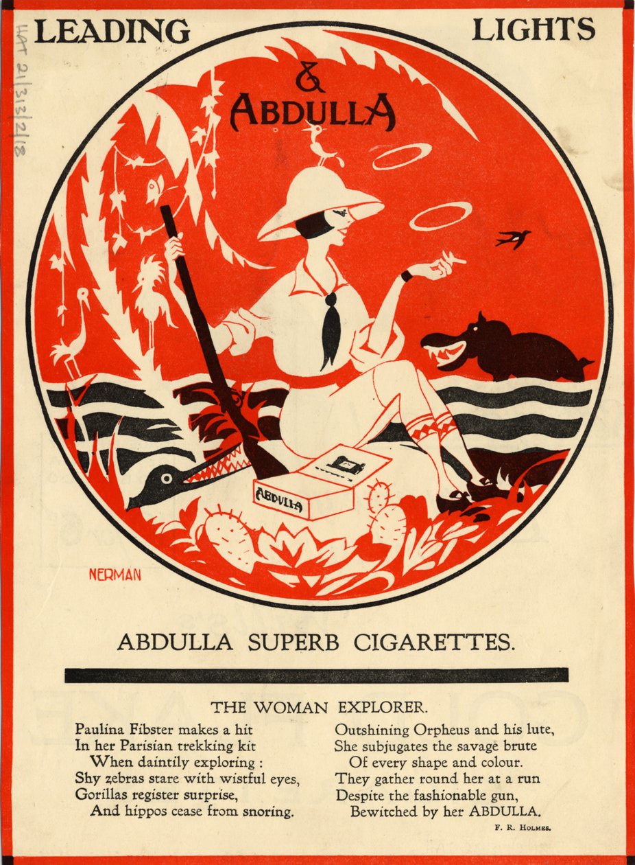 Abdulla cigaretter, 1920-talet av Nerman