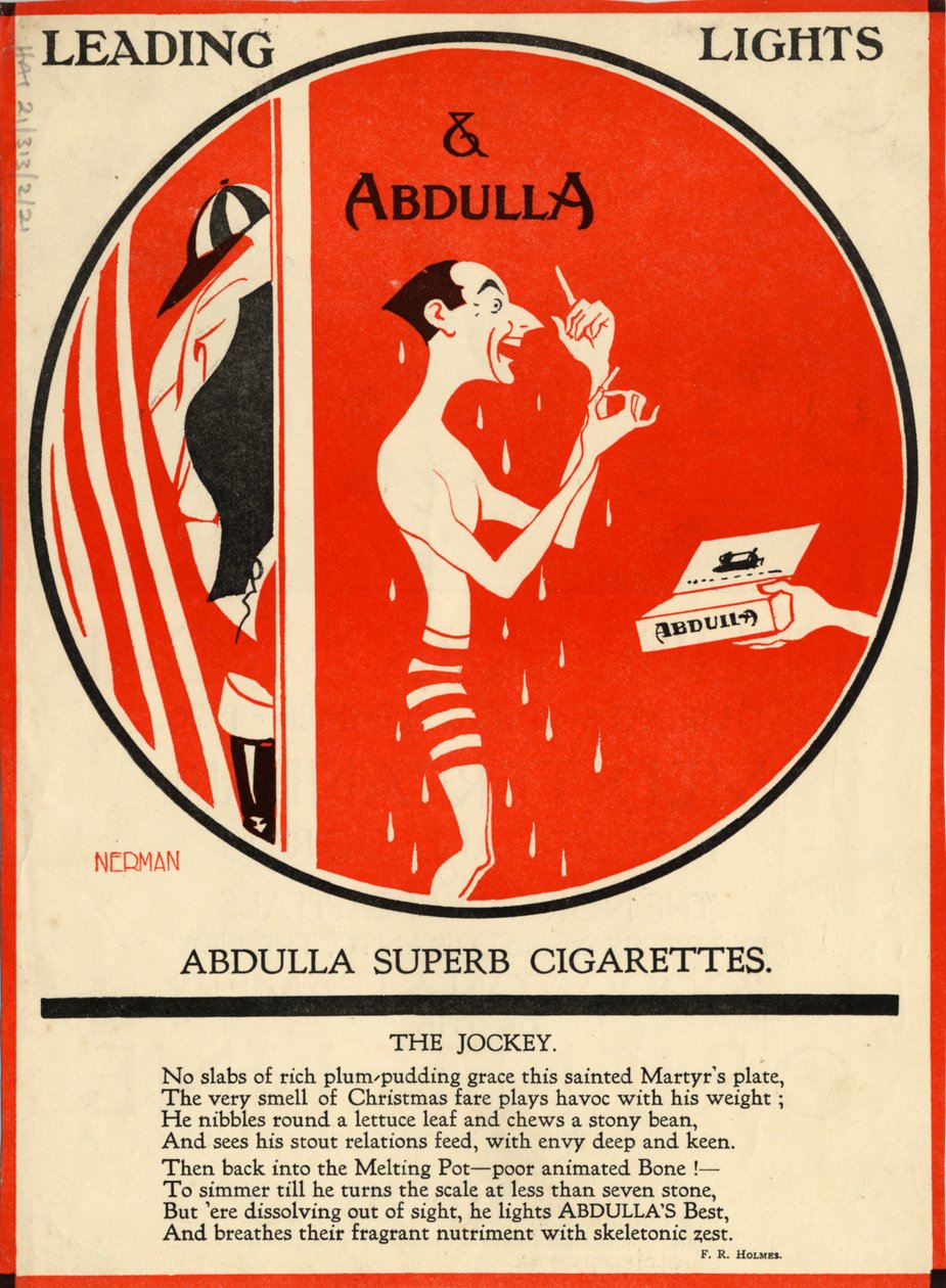 Abdulla cigaretter, 1920-talet av Nerman