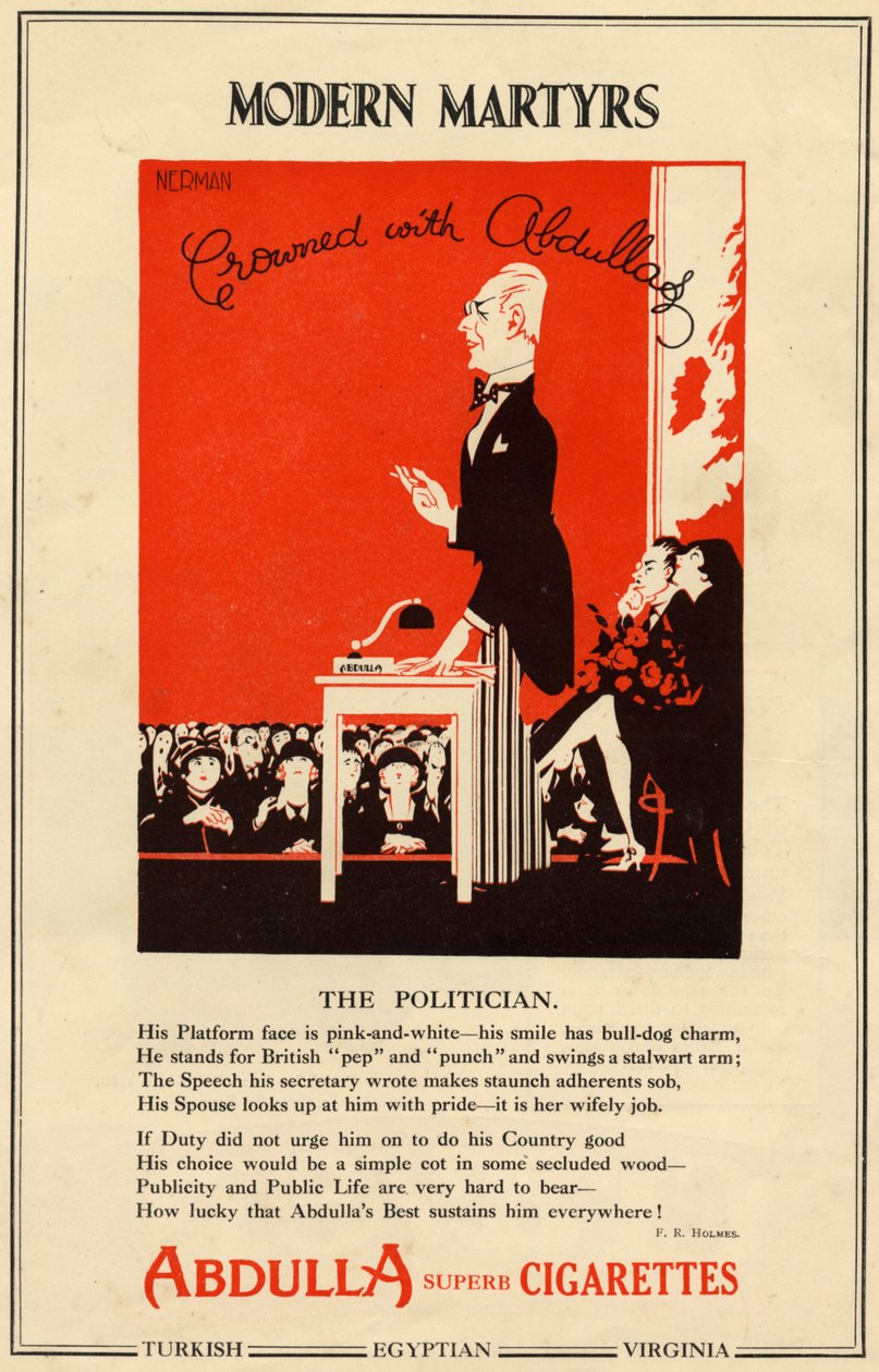 Abdulla cigaretter, 1927 av Nerman