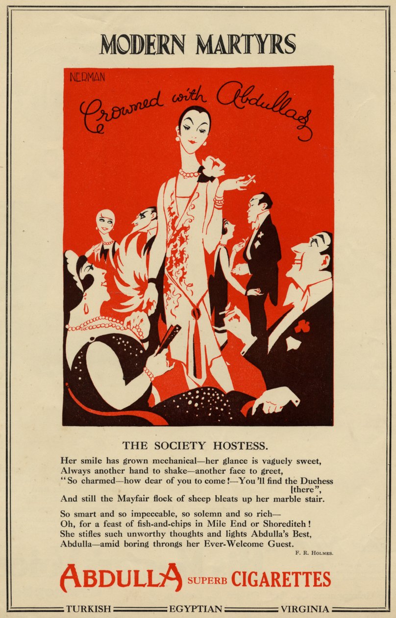 Abdulla cigaretter, 1927 av Nerman