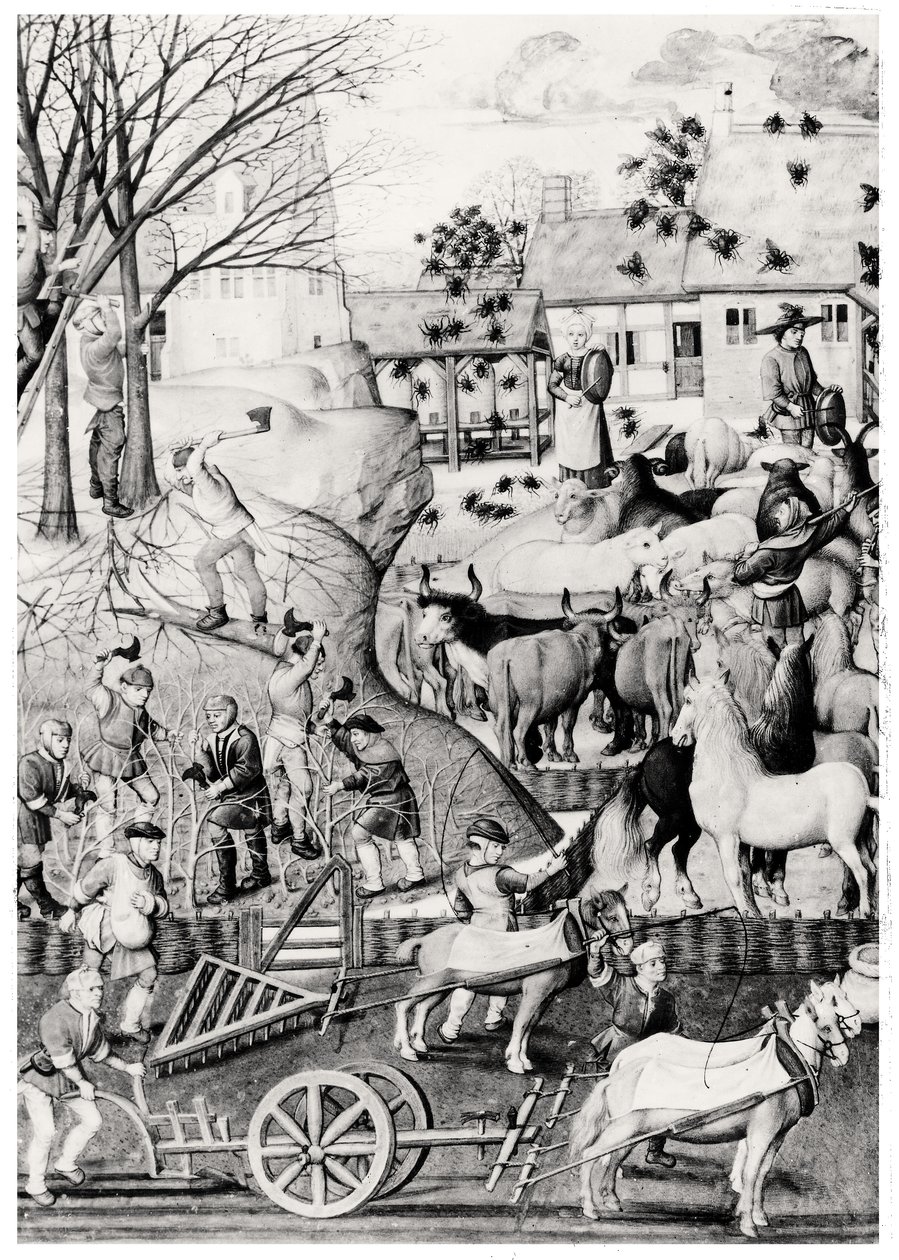 Plöjning av Netherlandish School