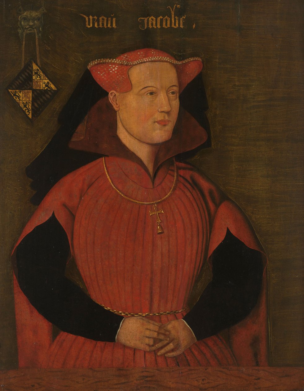 Porträtt av Jacoba av Bayern, grevinnan av Holland och Zeeland, c.1480 av Netherlandish School