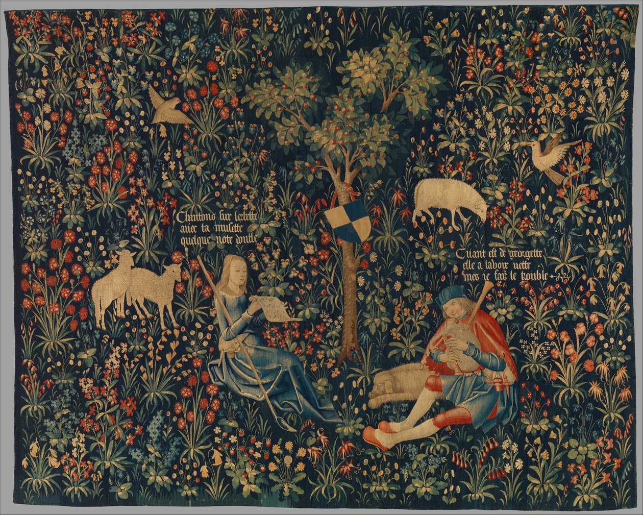 Herde och herdinna gör musik, ca 1500-30 av Netherlandish School