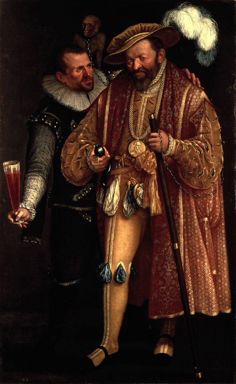 Två dårar, ca 1600 av Netherlandish School