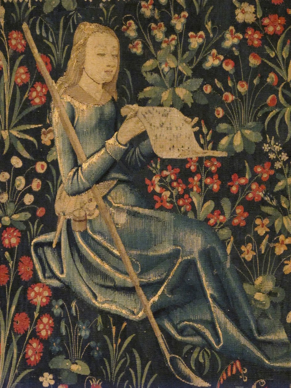 Herdinna sång, ca 1500-30 (ull och siden) av Netherlandish School