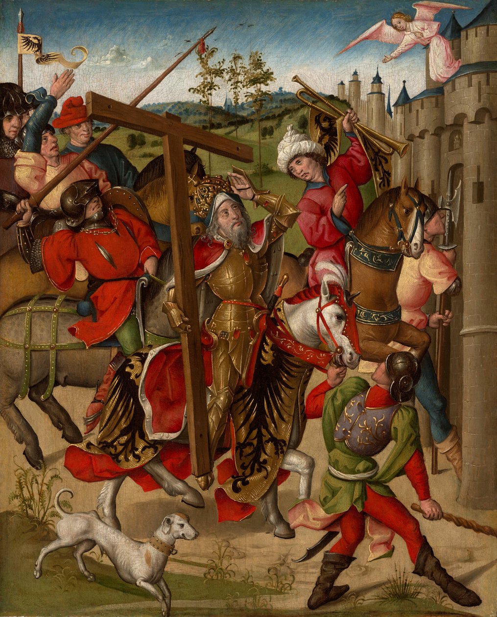 Kejsar Heraklius nekas inträde i Jerusalem av Netherlandish