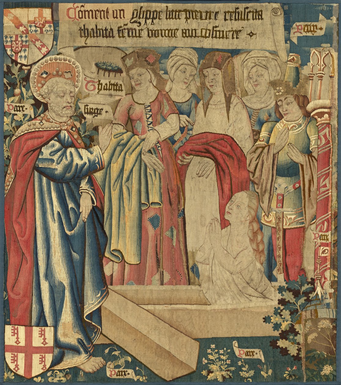 Resandet av Tabitha av Netherlandish 15th Century
