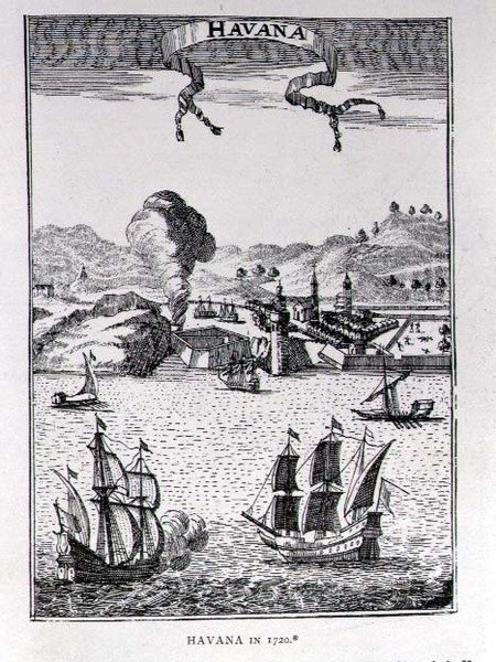 Havanna, från Gages Voyages, Amsterdam, 1720 av Netherlandish School