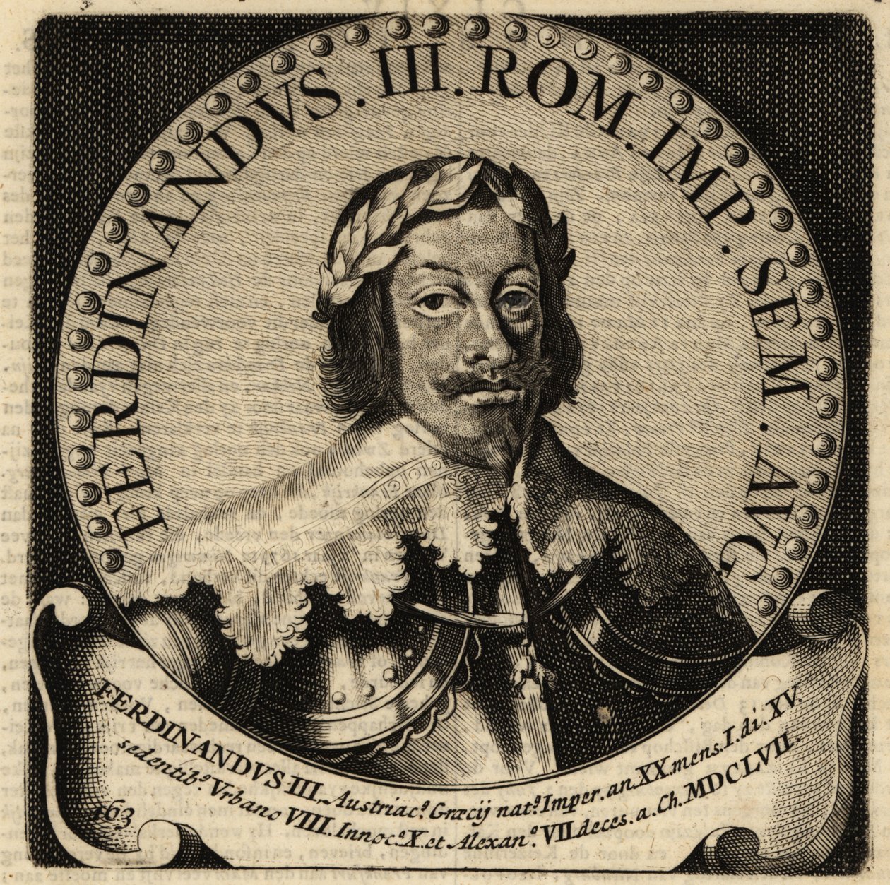 Helige romerske kejsaren Ferdinand III. av Netherlandish School