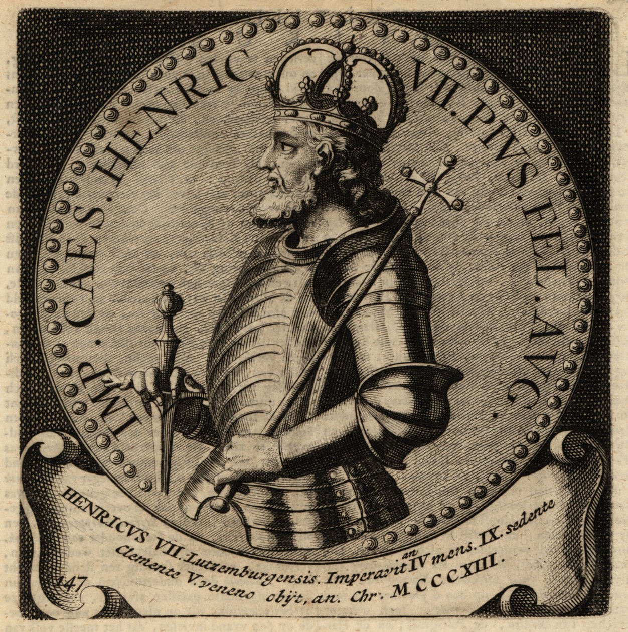 Helige romerske kejsaren Henrik VII. av Netherlandish School