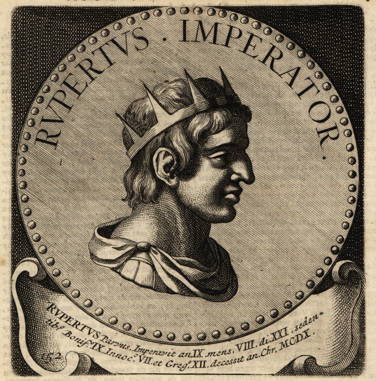 Helige romerske kejsaren Rupert. av Netherlandish School