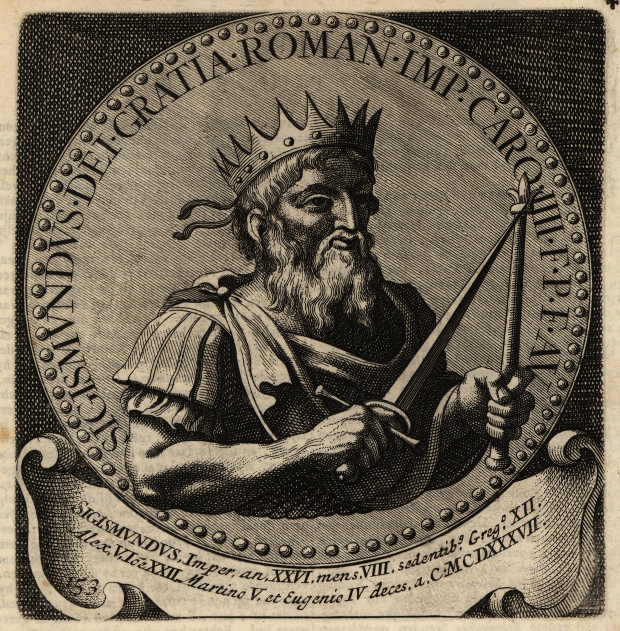 Den helige romerske kejsaren Sigismund. av Netherlandish School