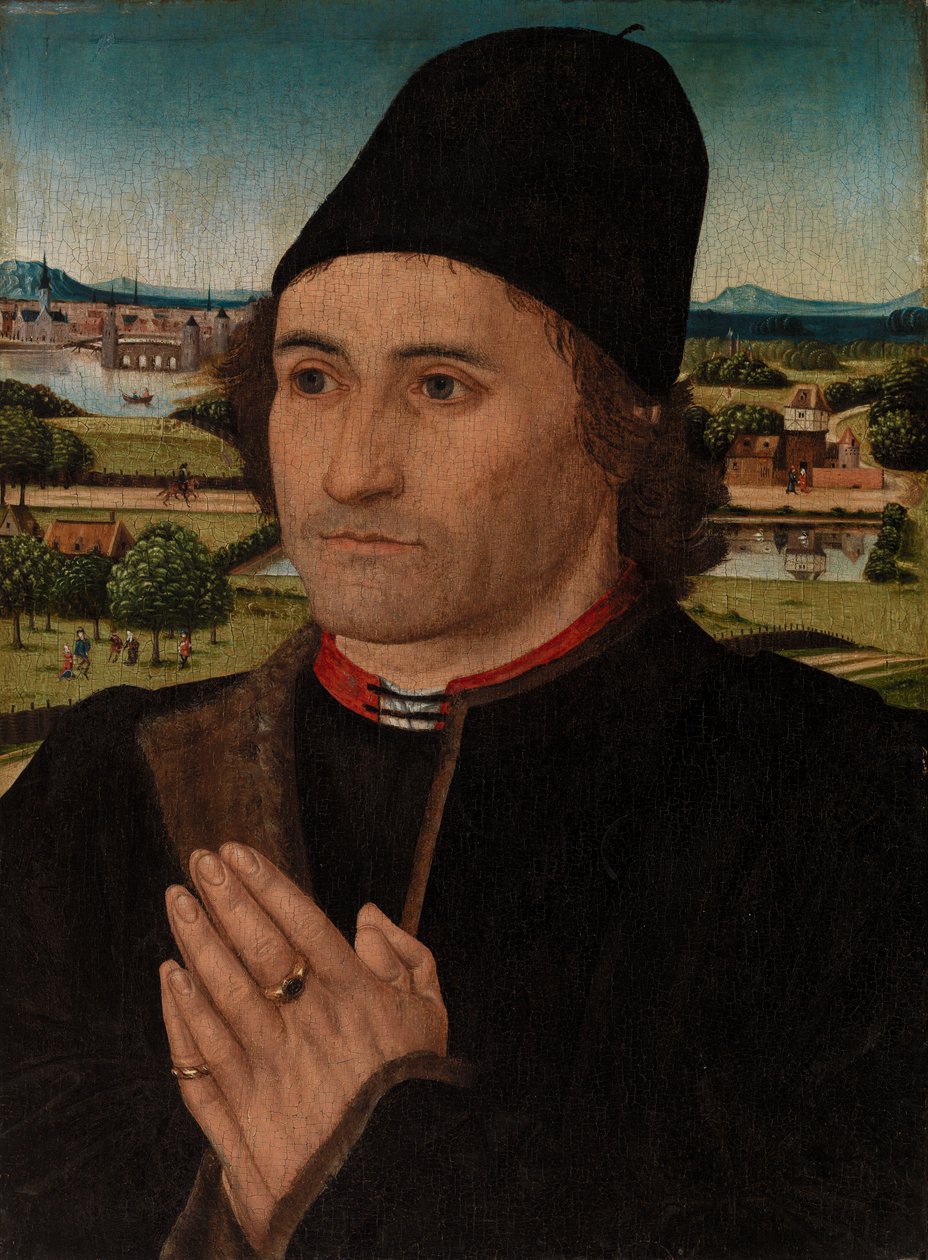 Porträtt av en man av Netherlandish School