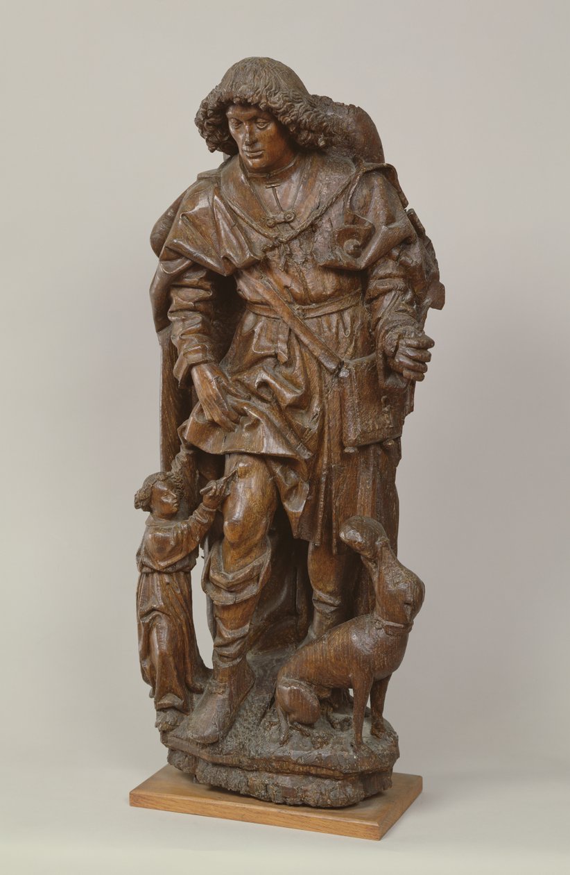 St. Roch (trä) av Netherlandish School