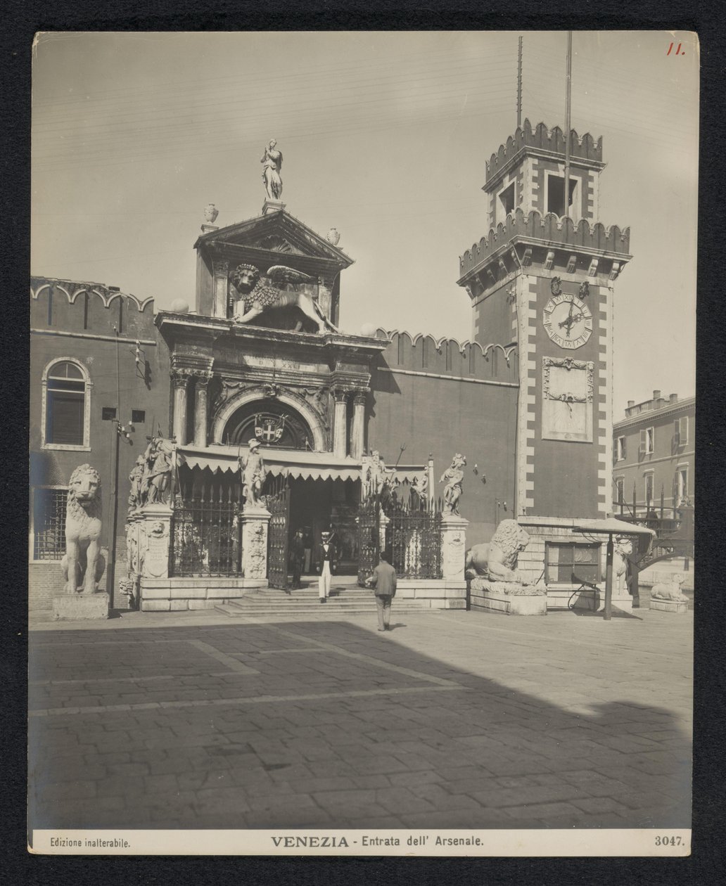 Porta Magna från Arsenalen i Venedig Venezia - Entrata dell