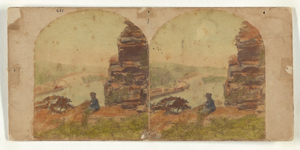 Utsikt över Potomac. No. 2. Pinnacle Mountain, mittemot Harper