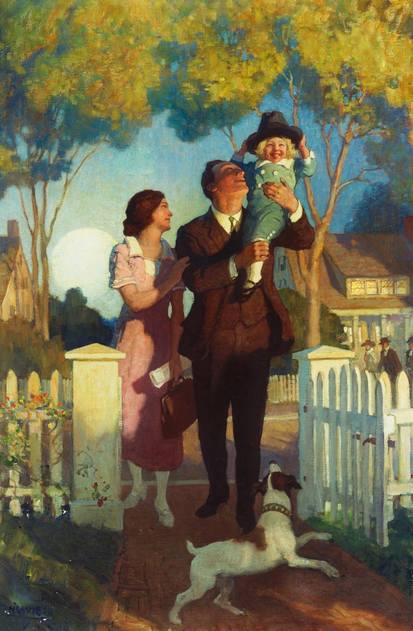 Kommer hem av Newell Convers Wyeth