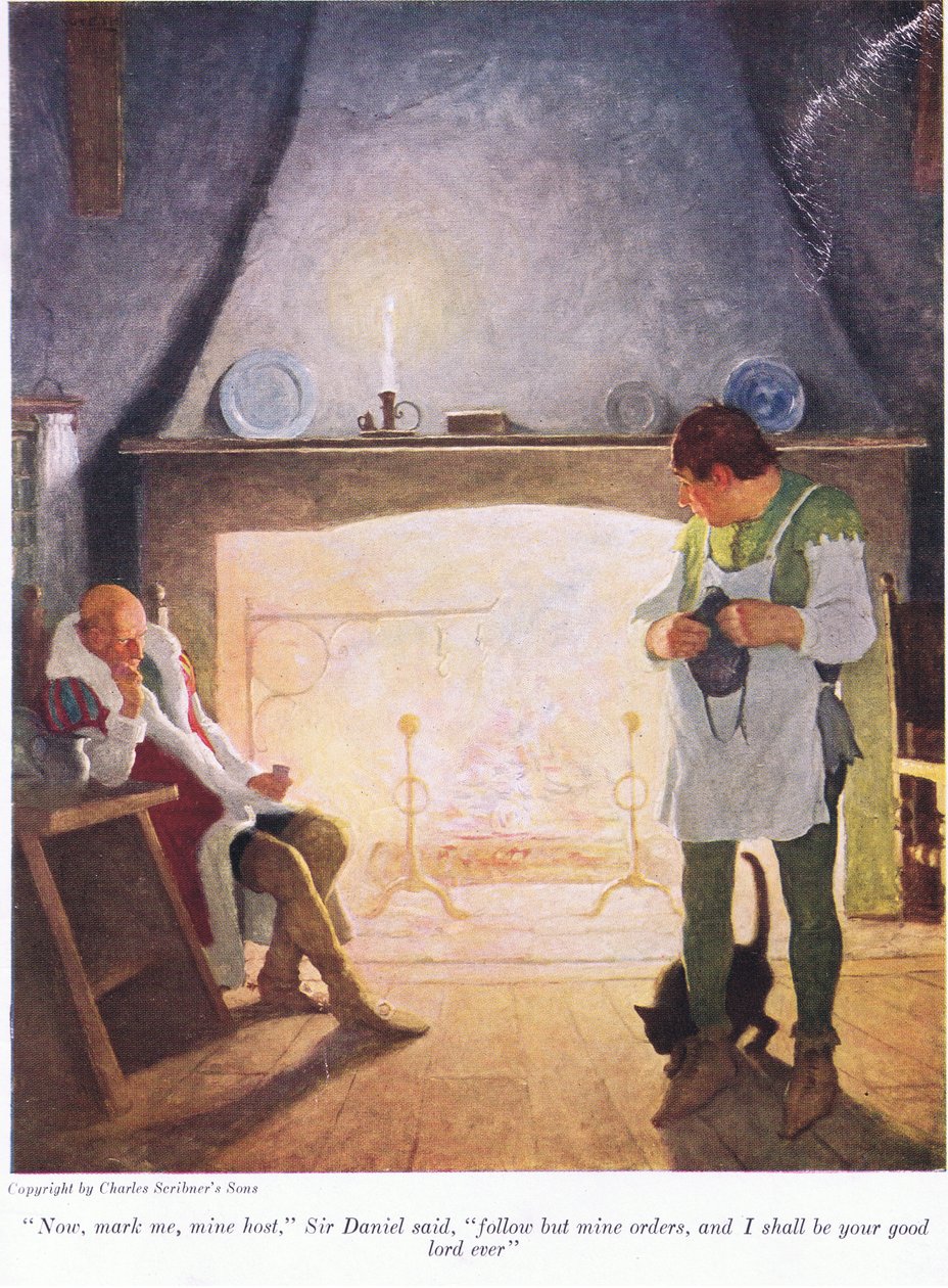 Markera mig nu som min värd Sir Donald sa, följ men mina order och jag skall vara din gode Herre någonsin, 1916 av Newell Convers Wyeth