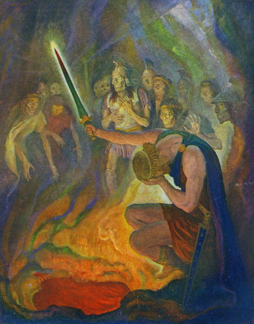 Odysseus i de dödas land av Newell Convers Wyeth