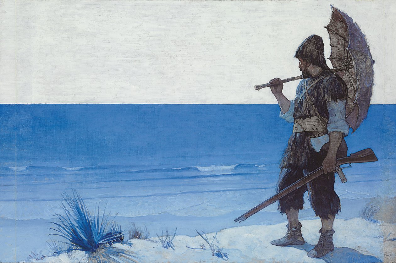 Robinson Crusoe: Slutpapper av Newell Convers Wyeth