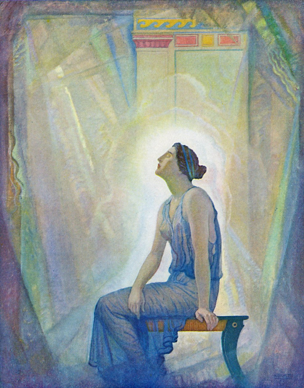 Den sörjande Penelope, 1929 av Newell Convers Wyeth