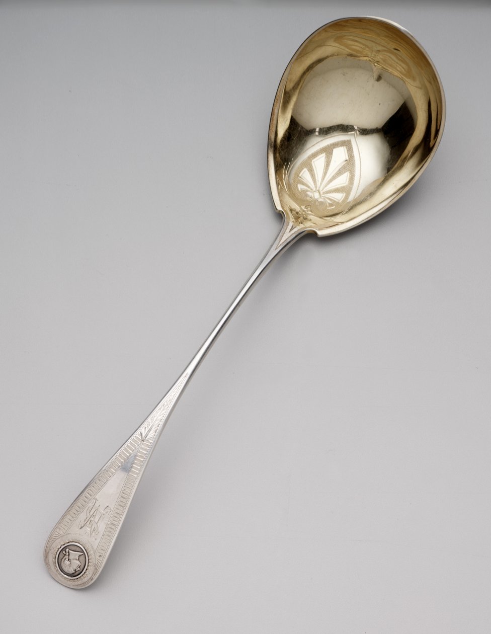 Soppslev, ca 1860 (mynt silver och förgylld) av Newell Harding and Co.