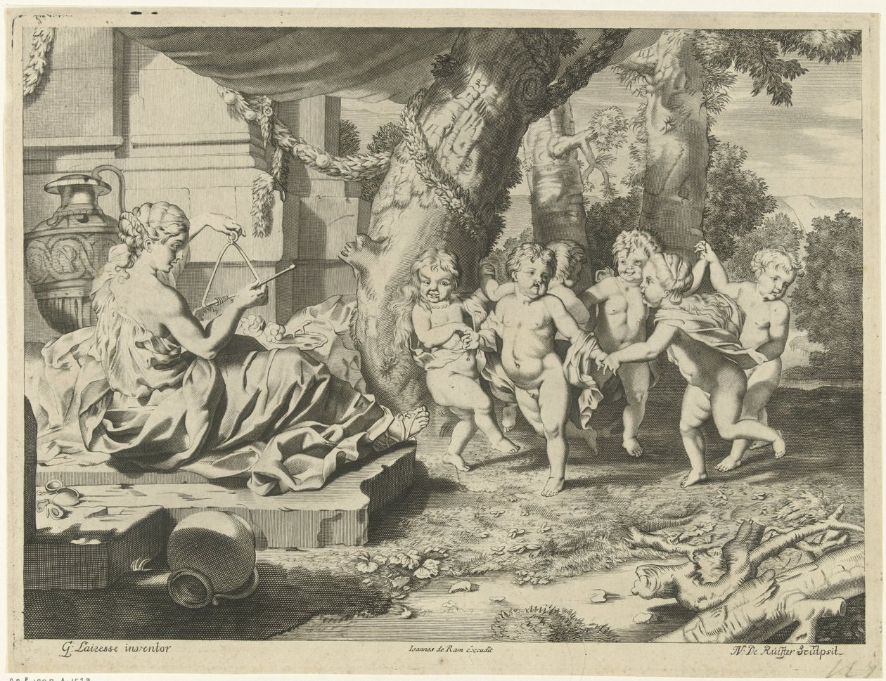 Allegori av musik av Nicaise de Ruyter
