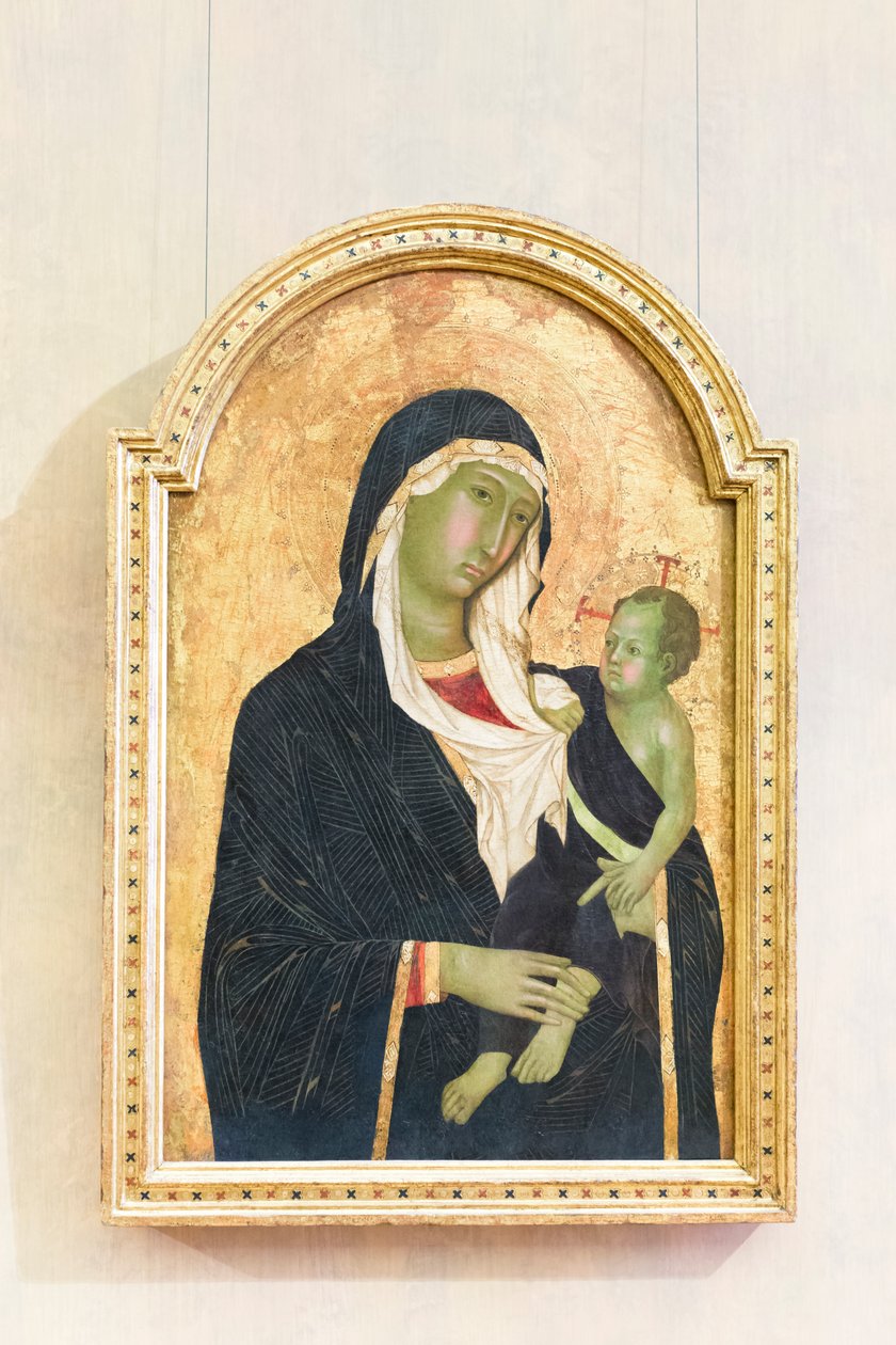 Madonna och barn av Niccolò di Segna