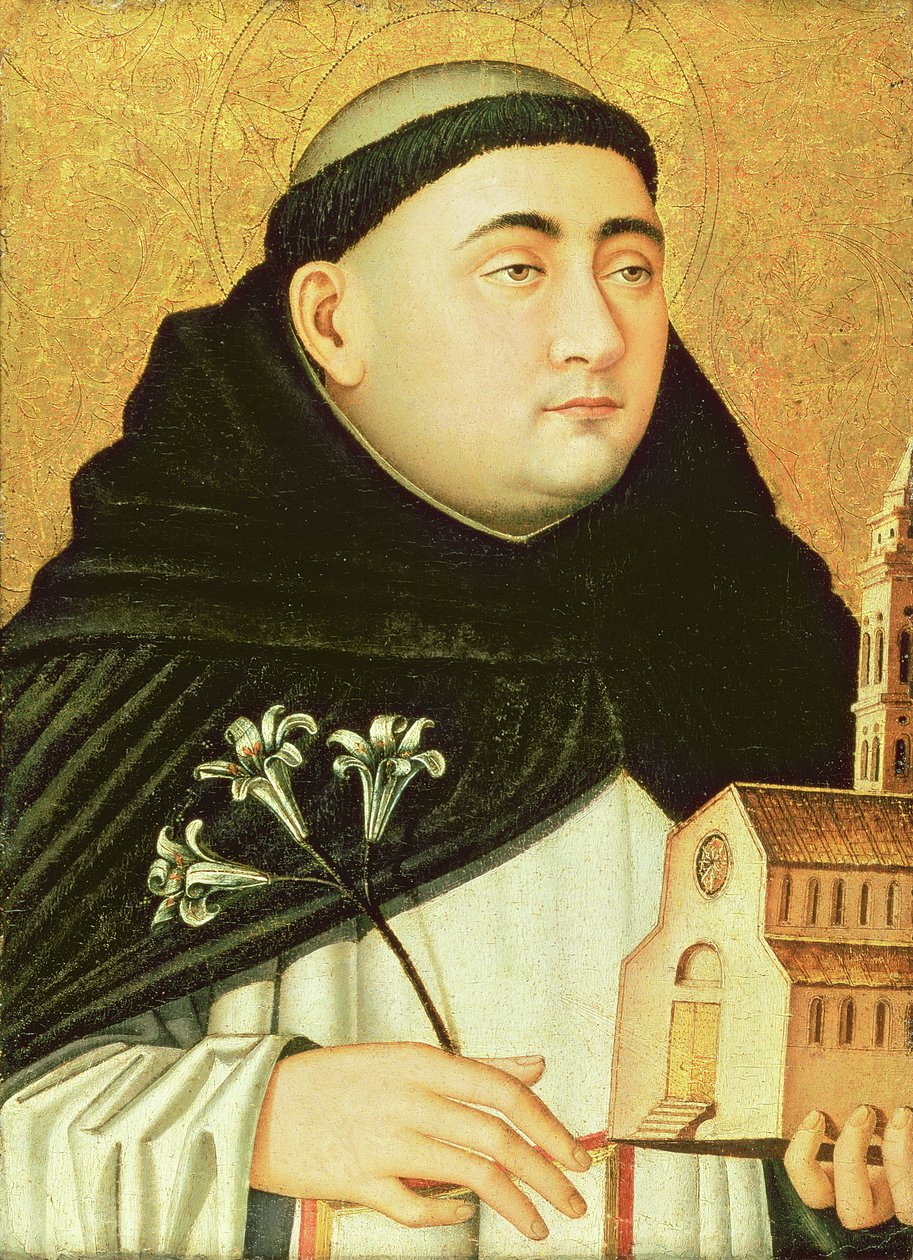 Byst av Saint Dominic, ca 1455 av Niccolo Antonio Colantonio