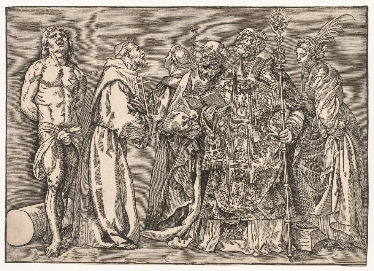 De sex heliga, ca. 1535. av Niccolo Boldrini