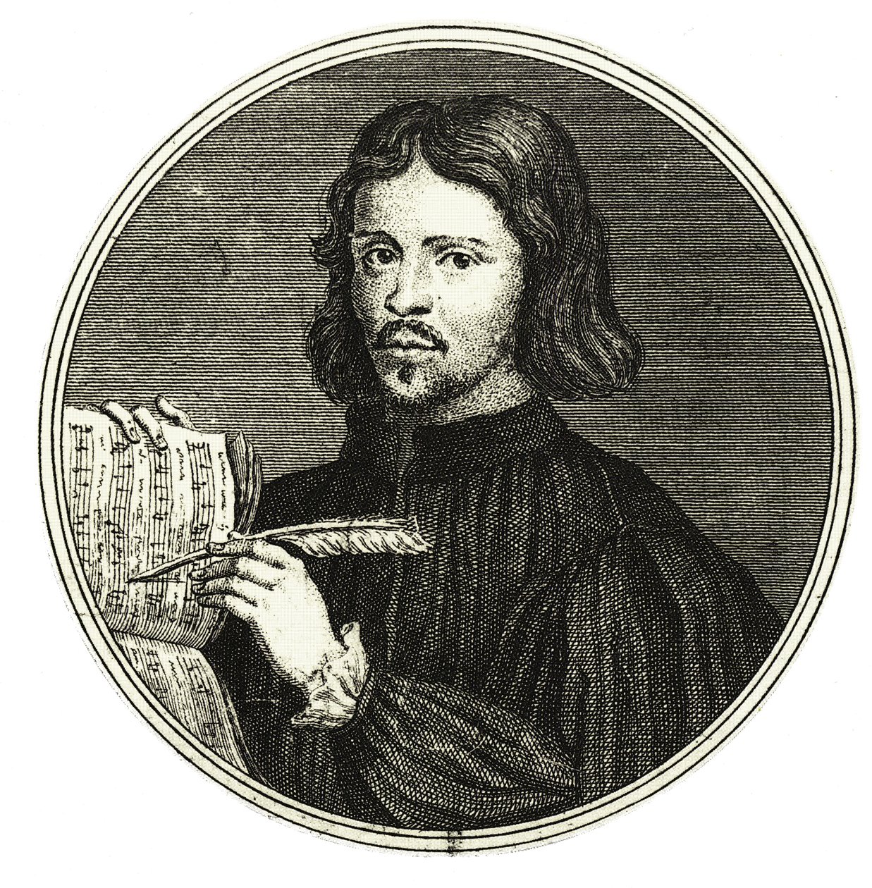 Kompositören Thomas Tallis av Niccolo Francesco Haym