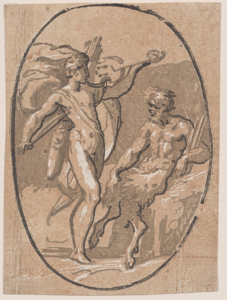 Tävlingen mellan Apollo och Marsyas, ca. 1540-1 av Niccolo Vicentino