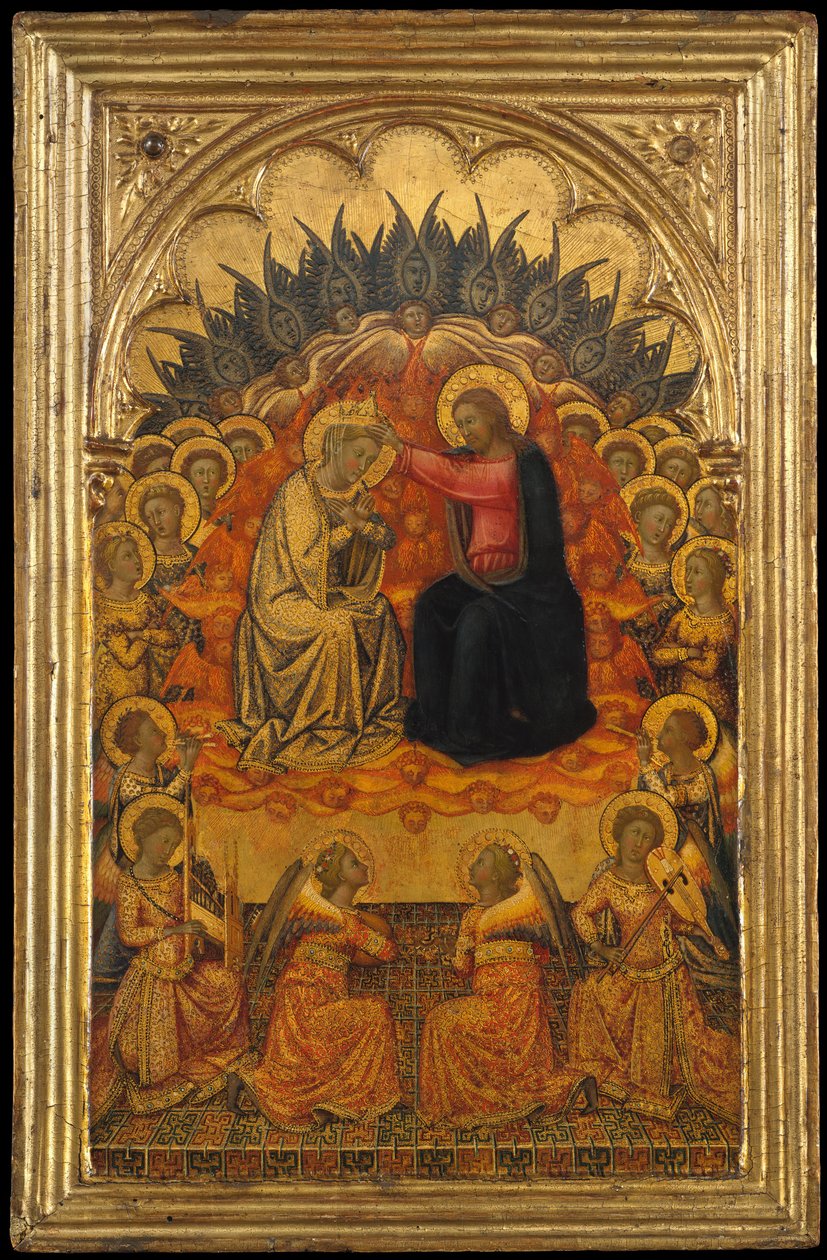 Jungfruns kröning, ca. 1380. av Niccolo di Buonaccorso
