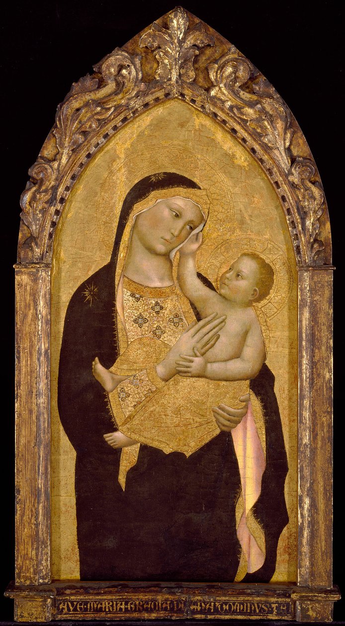 Jungfru med barn av Niccolo di Pietro Gerini