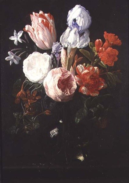 Stilleben med blommor av Nicholaes van Verendael