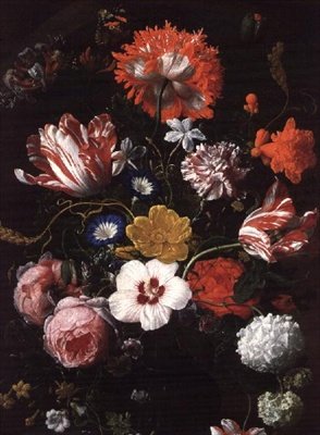 Stilleben med blommor av Nicholaes van Verendael