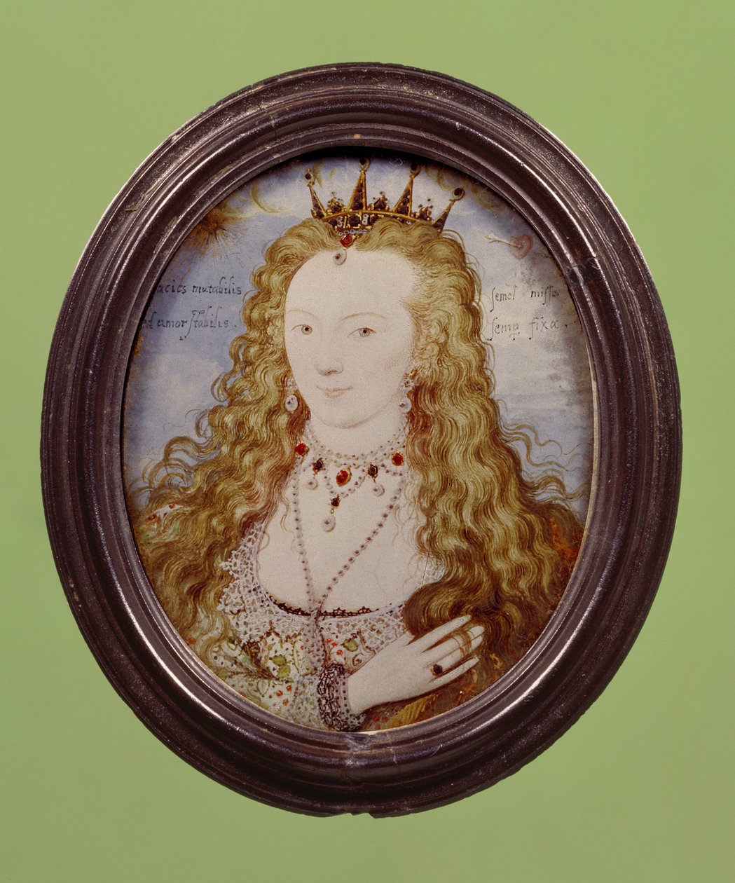 Elizabeth Stanley, grevinna av Huntingdon, ca 1601-10 av Nicholas Hilliard