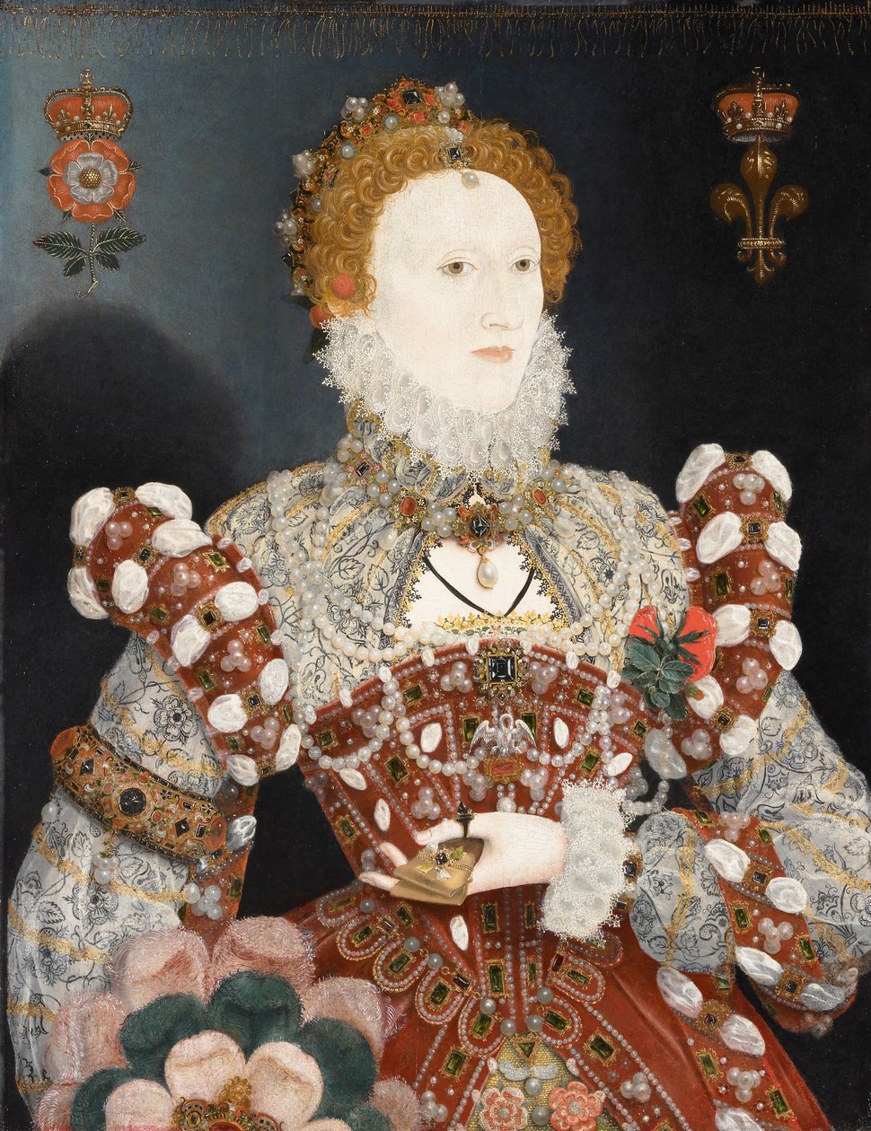 Porträtt av drottning Elizabeth I av Nicholas Hilliard