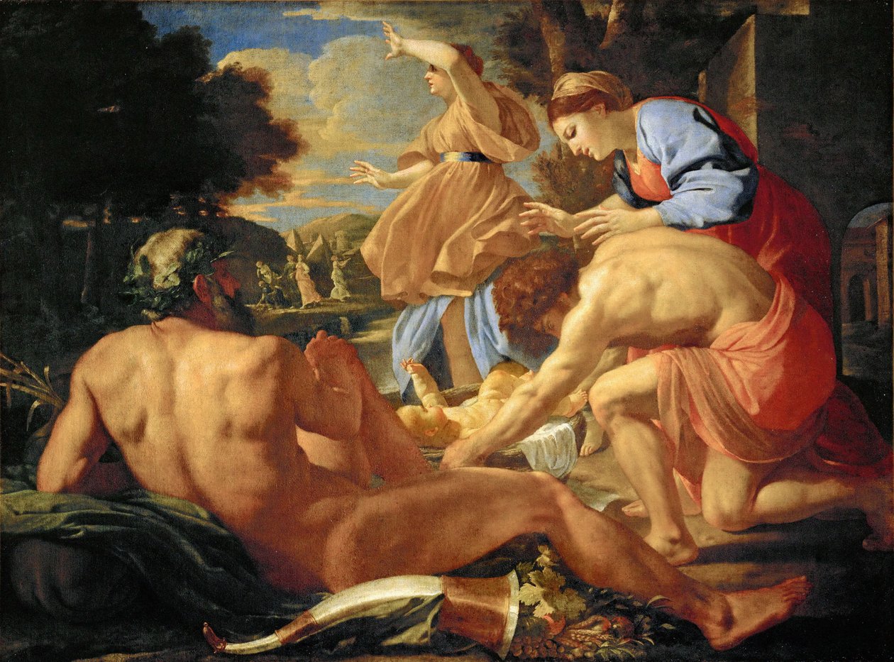 Exposition of Moses av Nicolas Poussin