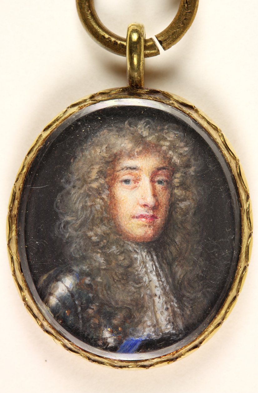 James II (akvarell på veläng) av Nicholas (cicle of) Dixon