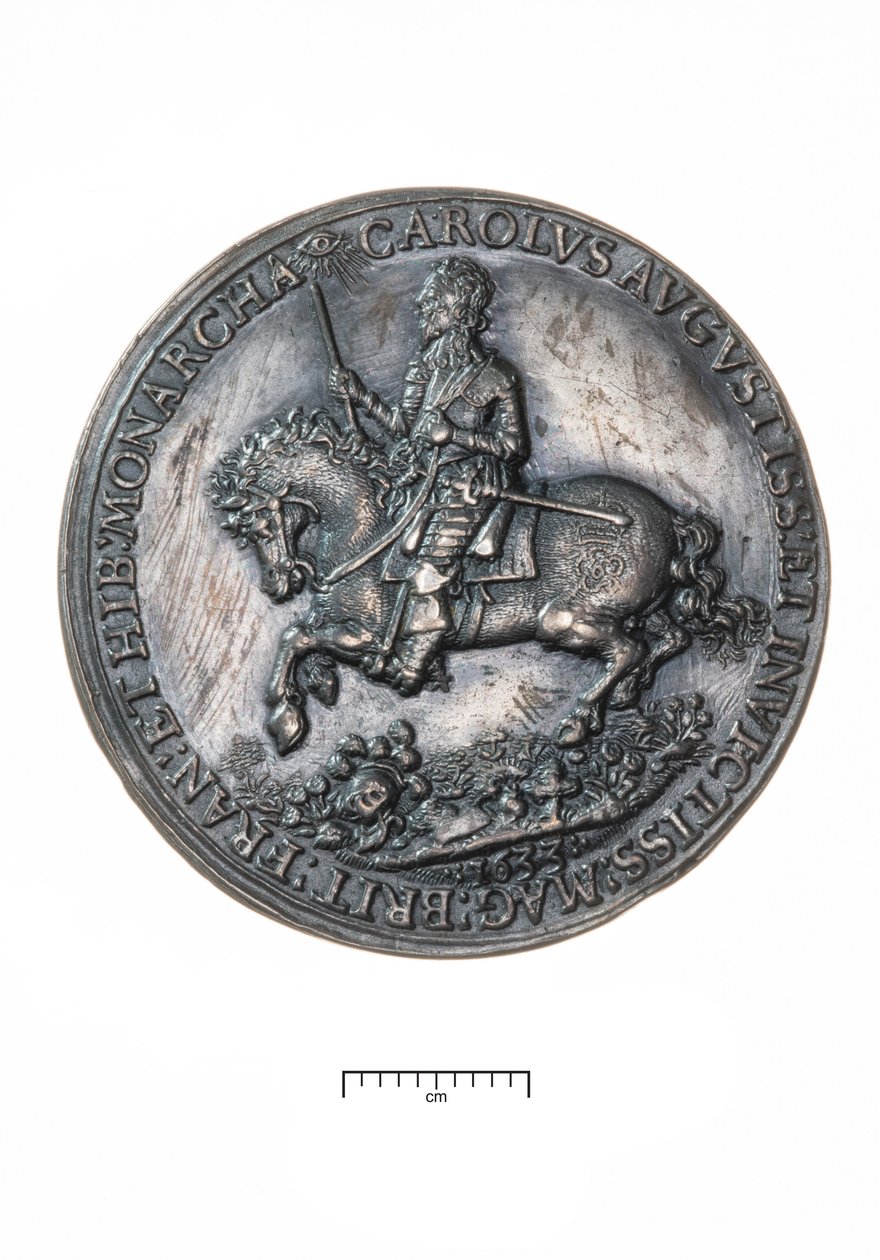Charles I, Återvänd till London efter kröningen i Edinburgh, 1633 (silver) av Nicholas Briot