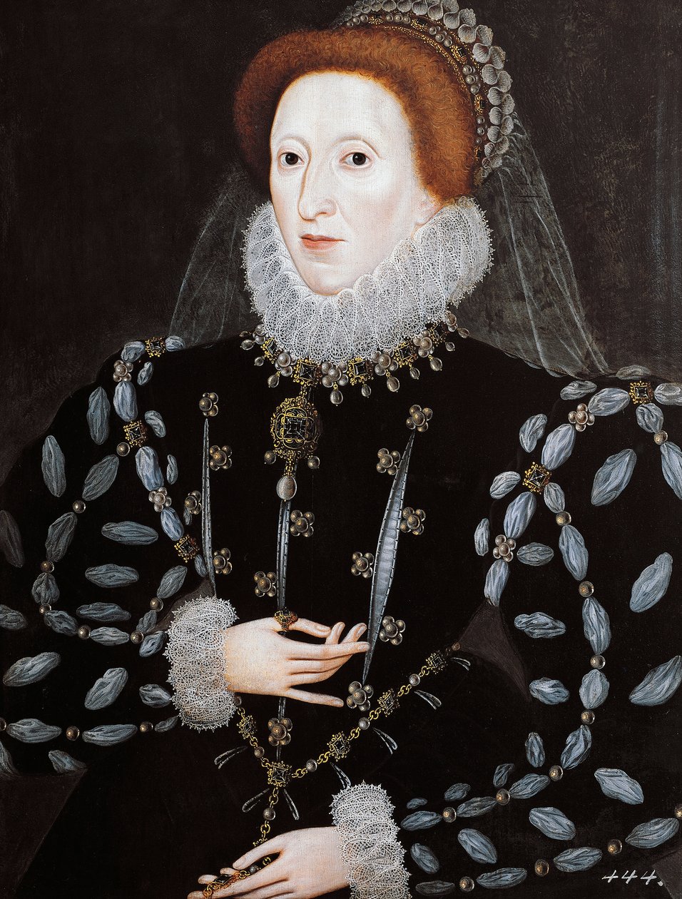 Porträtt av drottning Elizabeth I av England av Nicholas Hilliard
