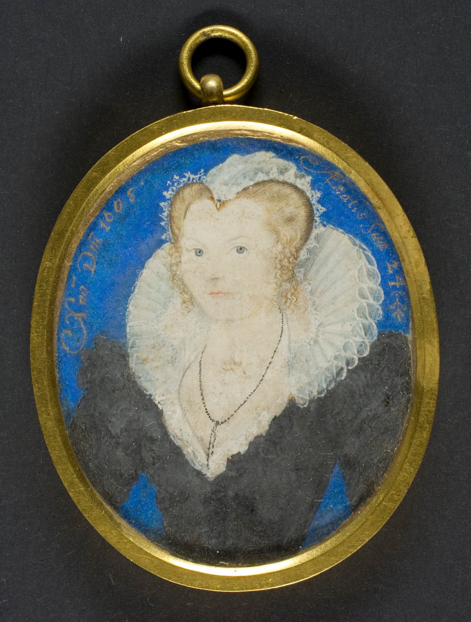 Porträtt av en engelsk dam av Nicholas Hilliard